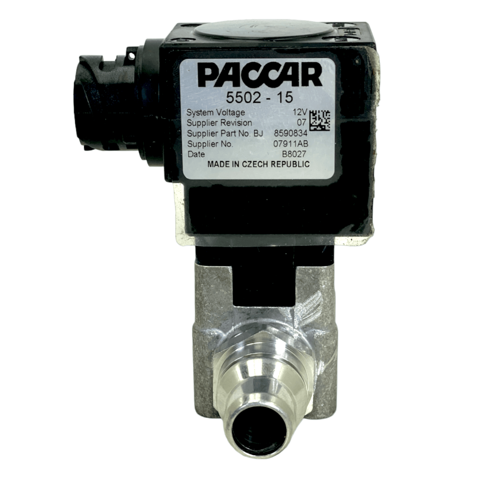 5502-15 Genuine Paccar Valve-Solenoid Def Coolant 2 Way
