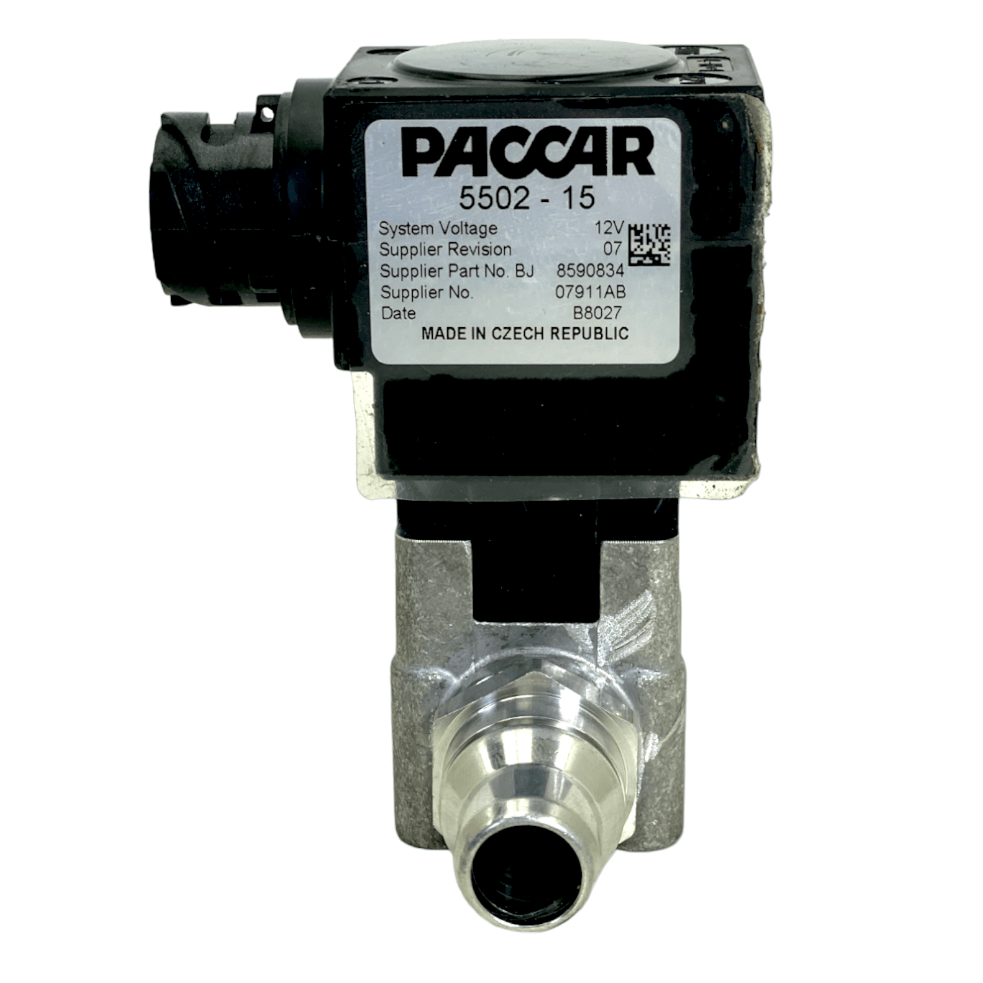 5502-15 Genuine Paccar Valve-Solenoid Def Coolant 2 Way
