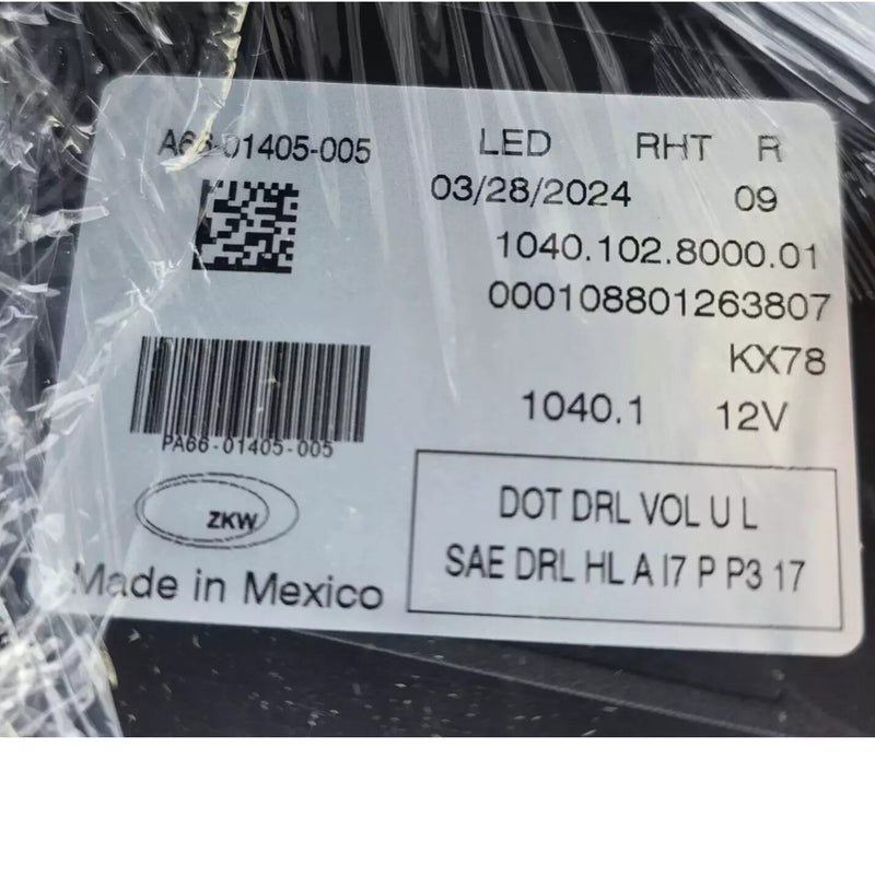 A66-01405-005 Genuine Freightliner Right Side Headlight