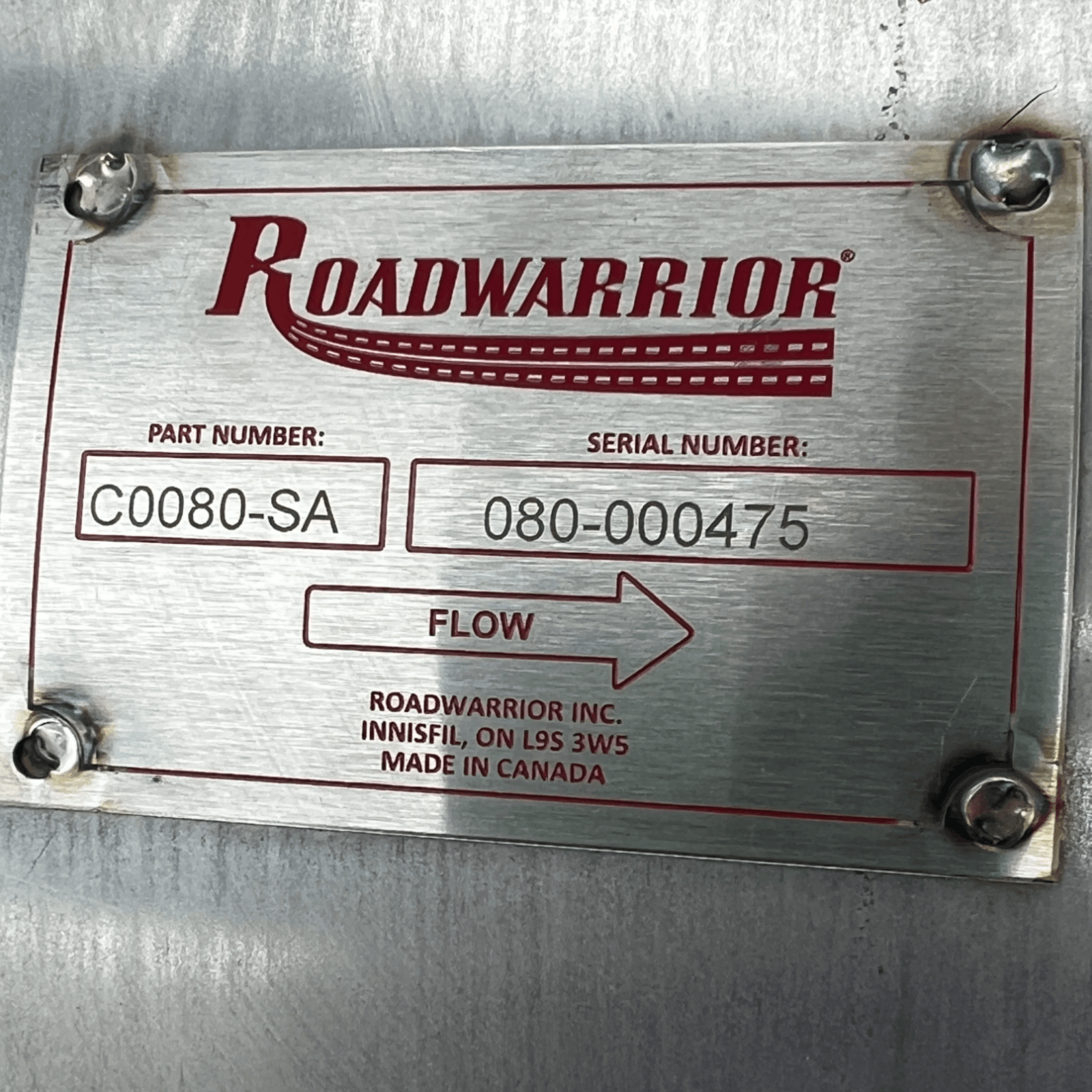 C0080-SA Roadwarrior DPF Diesel Particulate Filter For Detroit Diesel