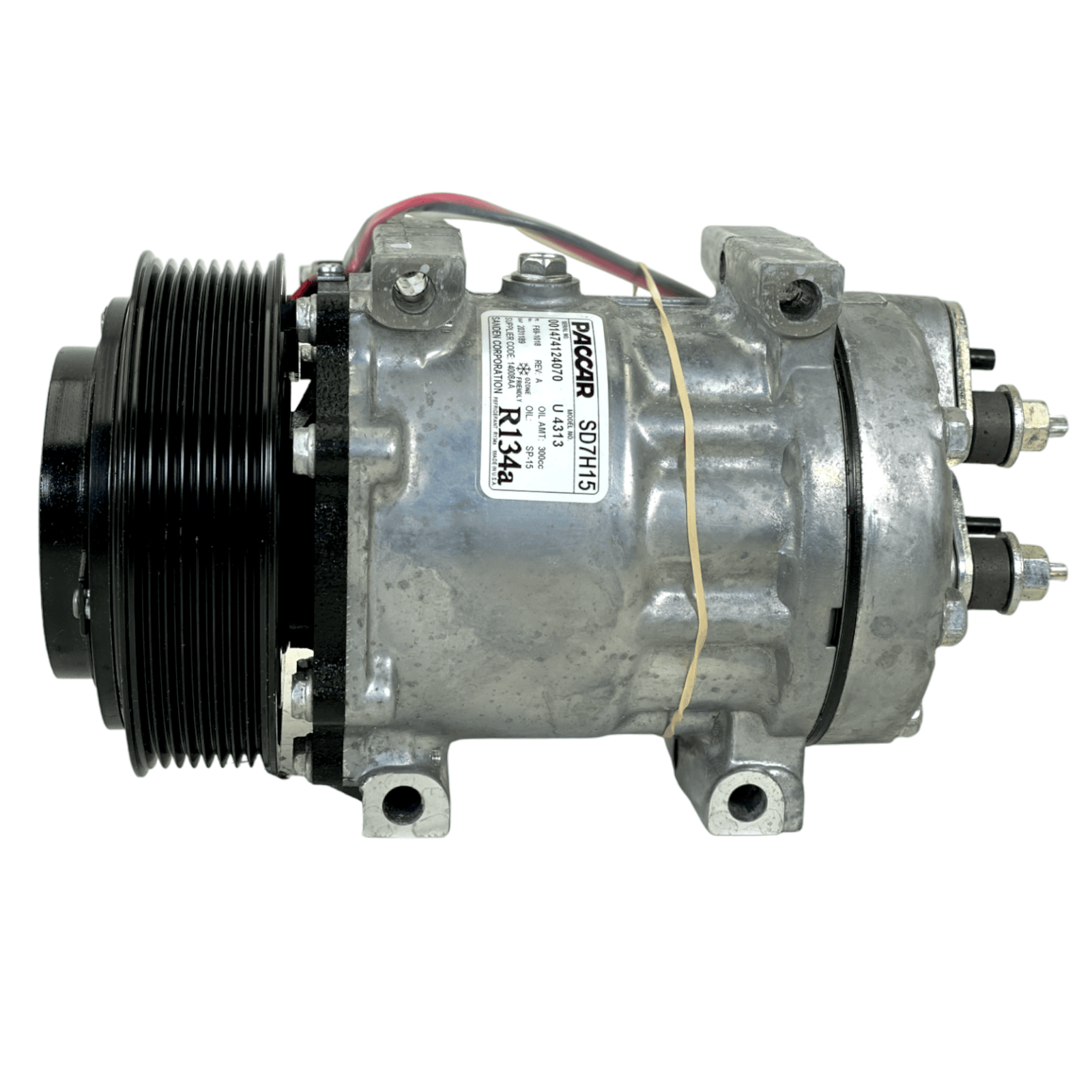 F69-1018 Genuine Paccar A/C Compressor - Slimline