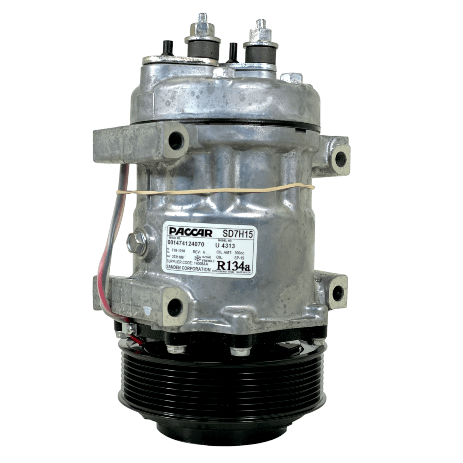 F69-1018 Genuine Paccar A/C Compressor - Slimline