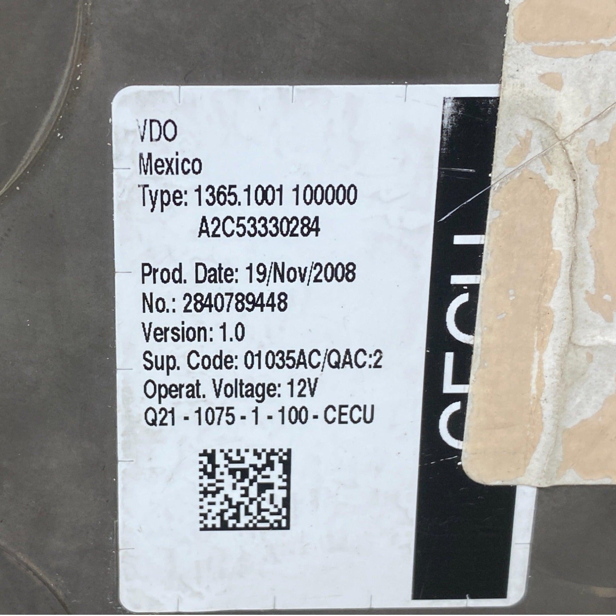 Q21-1075-1-100 Genuine Paccar CECU Cab Control Module