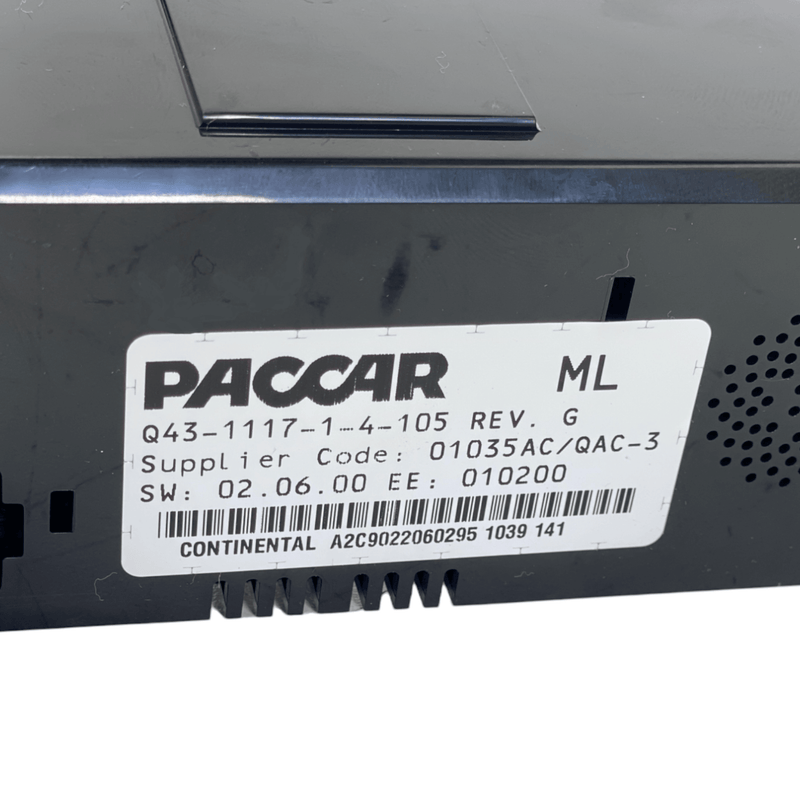 Q43-1117-1-4-105 Genuine Paccar Gauge Cluster Component Screen